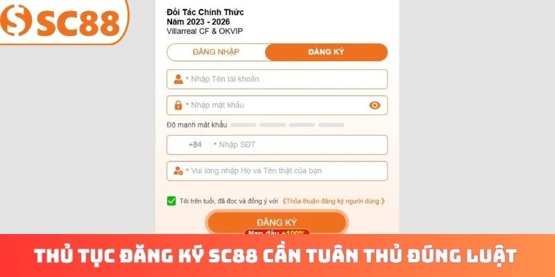 Thủ tục đăng ký SC88 cần tuân thủ đúng luật